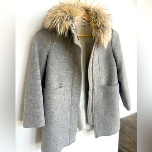 Crew cuts - wool coat. Size 8